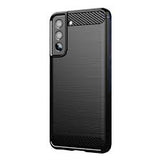 Husa Carbon Samsung S21 FE, Negru