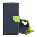 Husa Tip Carte, Samsung Galaxy A32 5G, Albastru-Lime