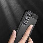 Husa Carbon Samsung Galaxy S22 Plus, Negru