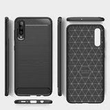 Husa Carbon, Samsung Galaxy A30S/A50/A50S, Negru