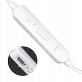Casti Bluetooth cu fir, Mcdodo, Alb