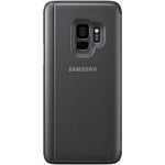 Husa Tip Carte Clear View, Originala, Samsung Galaxy S9, Negru