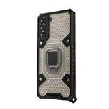 Husa  Techsuit Honeycomb cu inel, Samsung Galaxy S21 FE ,Negru