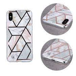 Husa Silicon, Geometric Huawei Y5, Roz