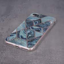 Husa Silicon, Geometric, Samsung S20 Ultra/S20 Ultra 5G, Albastru inchis