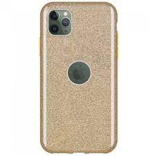 Husa iPhone 11 PRO Glitter 3in1, Auriu