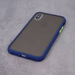 Husa Colored Buttons pentru Samsung A20E, Albastru