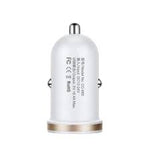 Încărcător auto Mcdodo Cuttlefish 2USB, 2.4A CC-6600, Alb