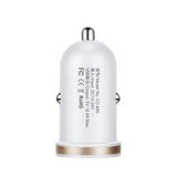 Încărcător auto Mcdodo Cuttlefish 2USB, 2.4A CC-6600, Alb