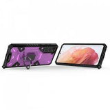 Husa  Techsuit Honeycomb cu inel, Samsung Galaxy S21 FE , Mov