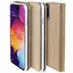 Husa Tip Carte, Smart Magnetic, Samsung Galaxy A31, Auriu
