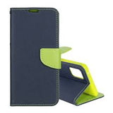 Husa Tip Carte, Fancy, Samsung Galaxy A52/A52 5G, Albastru-Verde