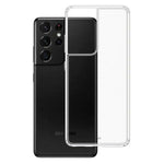 Husa Silicon, 3MK, Samsung Galaxy S21 Ultra, Transparent