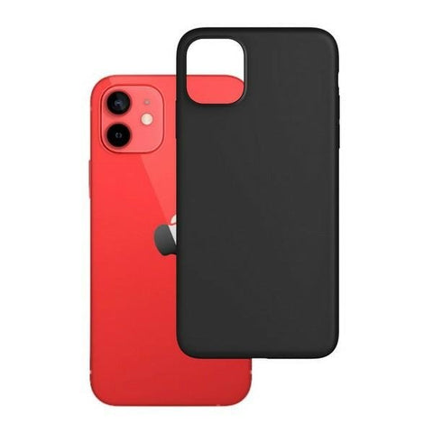 Husa Silicon 3MK, iPhone 12/12 Pro, Negru Matt