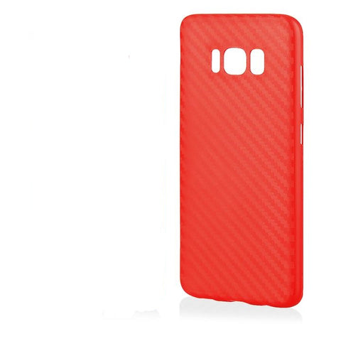 Husa Carbon PC, Samsung Gaaxy S8 Plus, Rosu