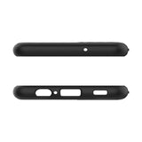 Husa Silicon Antisoc, Spigen, Samsung Galaxy A12, Negru