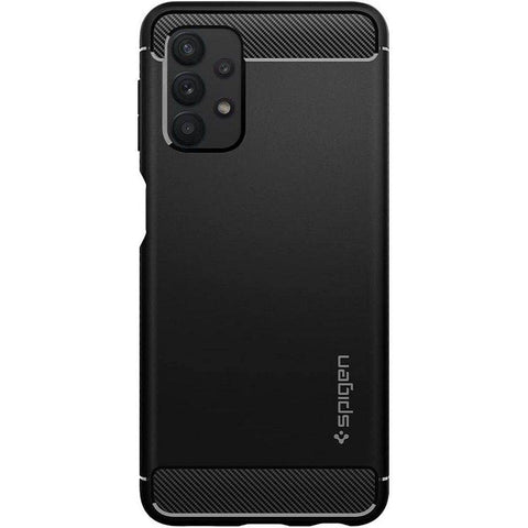 Husa Antisoc, Spigen, Rugged Armor, Samsung Galaxy A32 5G, Negru