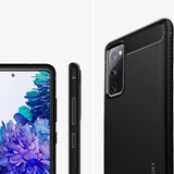 Husa Antisoc, Spigen, Samsung Galaxy S20 FE, Negru