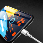 Husă durabilă din sticlă colorată, cu spate din sticlă securizată și capac pentru cameră, iPhone X/XS