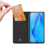 Husa Tip Carte, Dux Ducis, Huawei P40 Lite, Negru