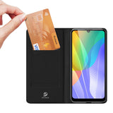 Husa Tip Carte, Dux Ducis, Huawei Y6P, Negru