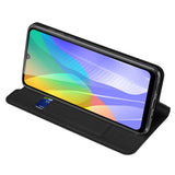 Husa Tip Carte, Dux Ducis, Huawei Y6P, Negru