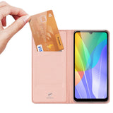 Husa Tip Carte, Dux Ducis, Huawei Y6P, Roz