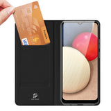 Husa Tip Carte, Dux Ducis, Samsung Galaxy A02S, Negru