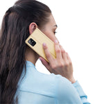 Husa Tip Carte, Duc Ducis, Samsung Galaxy A71 5G, Auriu