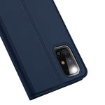 Husa Tip Carte, DUX DUCIS Skin Pro, Samsung Galaxy M31S, Albastru