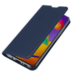 Husa Tip Carte, DUX DUCIS Skin Pro, Samsung Galaxy M31S, Albastru