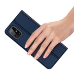 Husa Tip Carte, DUX DUCIS Skin Pro, Samsung Galaxy M31S, Albastru