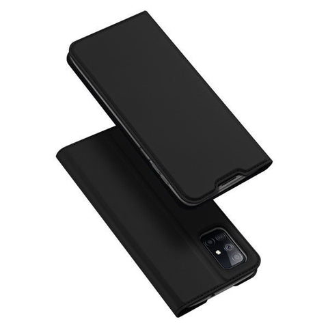 Husa Tip Carte, DUX DUCIS Skin Pro, Samsung Galaxy M51, Negru