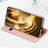 Husa Tip Carte, DUX DUCIS Skin Pro, Samsung Galaxy M51, Roz