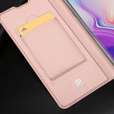 Husa Tip Carte, Dux Ducis, Samsung Galaxy S10, Roz