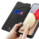 Husa Tip Carte, Dux Ducis, Samsung Galaxy A02S, Negru