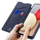 Husa Tip Carte, Dux Ducis, Samsung Galaxy A02S, Albastru