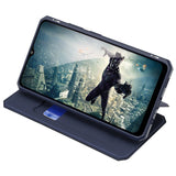 Husa Tip Carte, Dux Ducis, Samsung Galaxy A02S, Albastru