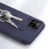 Husa Tip Carte, Dux Ducis, Samsung Galaxy A12, Albastru Inchis