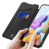 Husa Tip Carte, Dux Ducis, Samsung Galaxy A21S, Negru