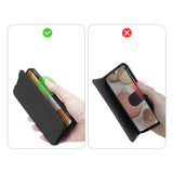 Husa Tip Carte, Dux Ducis, Samsung Galaxy A42 (5G), Negru