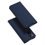Husa Tip Carte, Duc Ducis, Samsung Galaxy A51 5G, Albastru Inchis