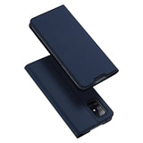 Husa Tip Carte, Duc Ducis, Samsung Galaxy A51 5G, Albastru Inchis