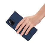 Husa Tip Carte, Duc Ducis, Samsung Galaxy A51 5G, Albastru Inchis