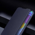 Husa Tip Carte, Duc Ducis, Samsung Galaxy A51 5G, Albastru Inchis