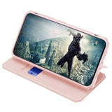 Husa Tip Carte, Dux Ducis, Samsung Galaxy A71 5G, Roz