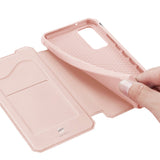 Husa Tip Carte, Dux Ducis, Samsung Galaxy S20 FE 5G, Roz