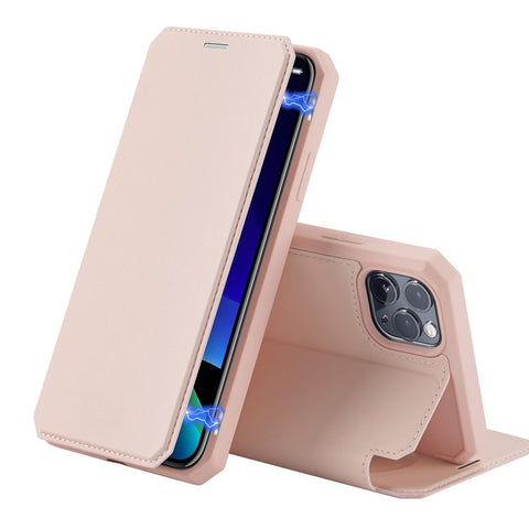 Husa Tip Carte, Dux Ducis, iPhone 11 Pro, Roz