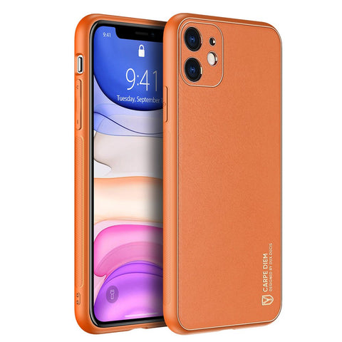 Husa Elegantă, Dux Ducis Yolo, iPhone 11, Portocaliu