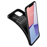 Husa Antisoc, Spigen, Liquid Air, iPhone 11, Negru